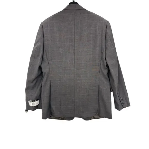 Lauren Ralph Lauren, Classic-Fit Ultraflex Suit Jacken Brown Plaid 42L NWT